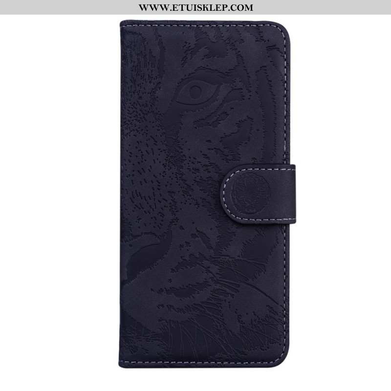 Etui Folio do Samsung Galaxy M32 Nadruk Twarzy Tygrysa